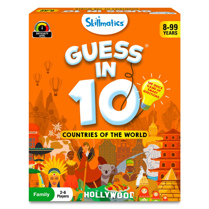 Guess in 10  Countries Of The World | Card Game of Smart Questions