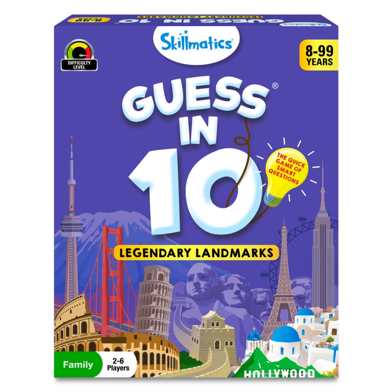 Guess in 10  Legendary Landmarks | Card Game of Smart Questions