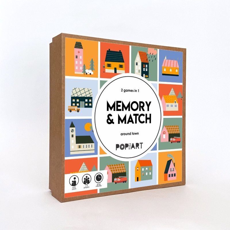 Memory and Match Game – Around Town
