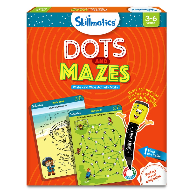 Skillmatics Educational Game – Dots and Mazes