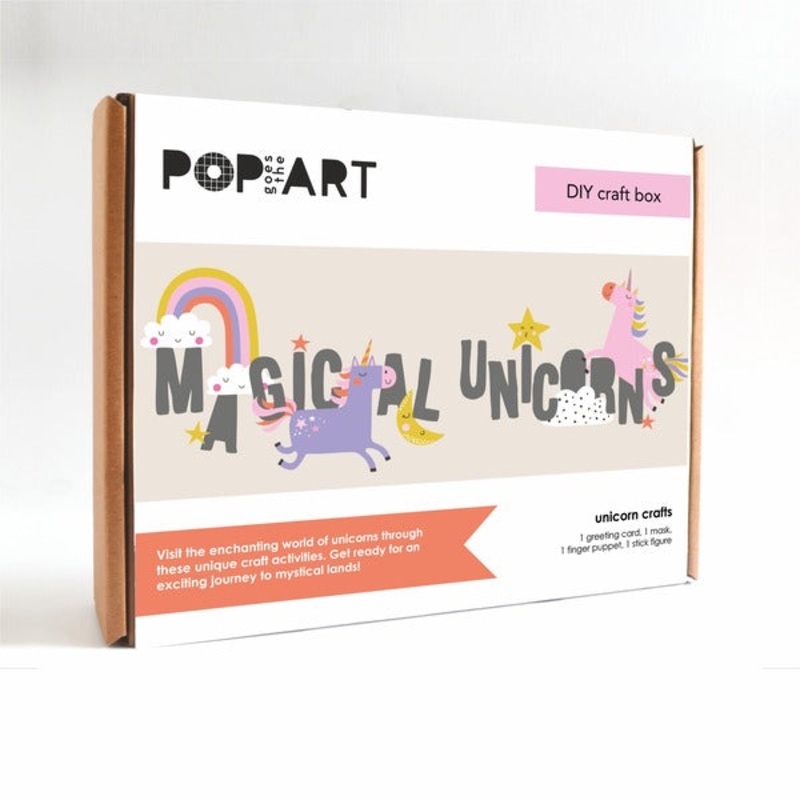 Open and Play Craft Boxes-Magical Unicorns