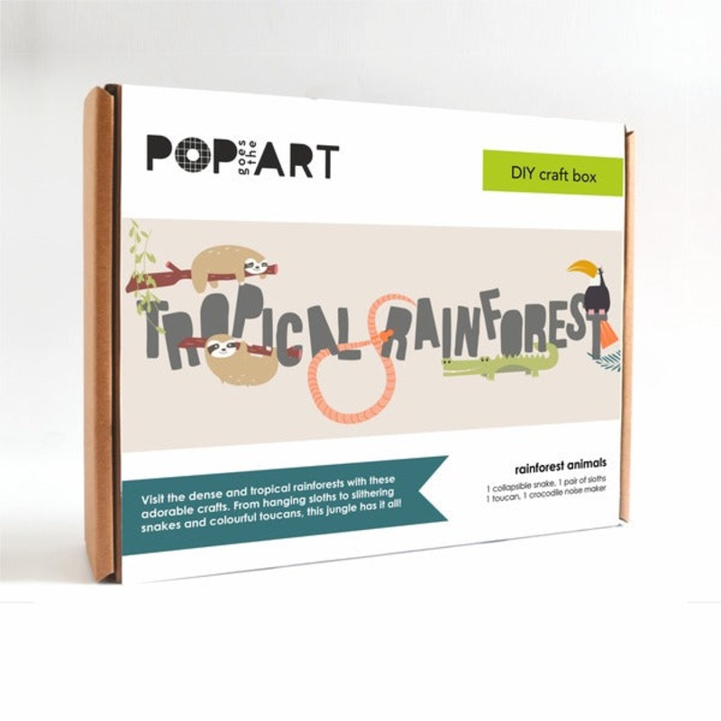 Open and Play Craft Boxes-Tropical Rainforest