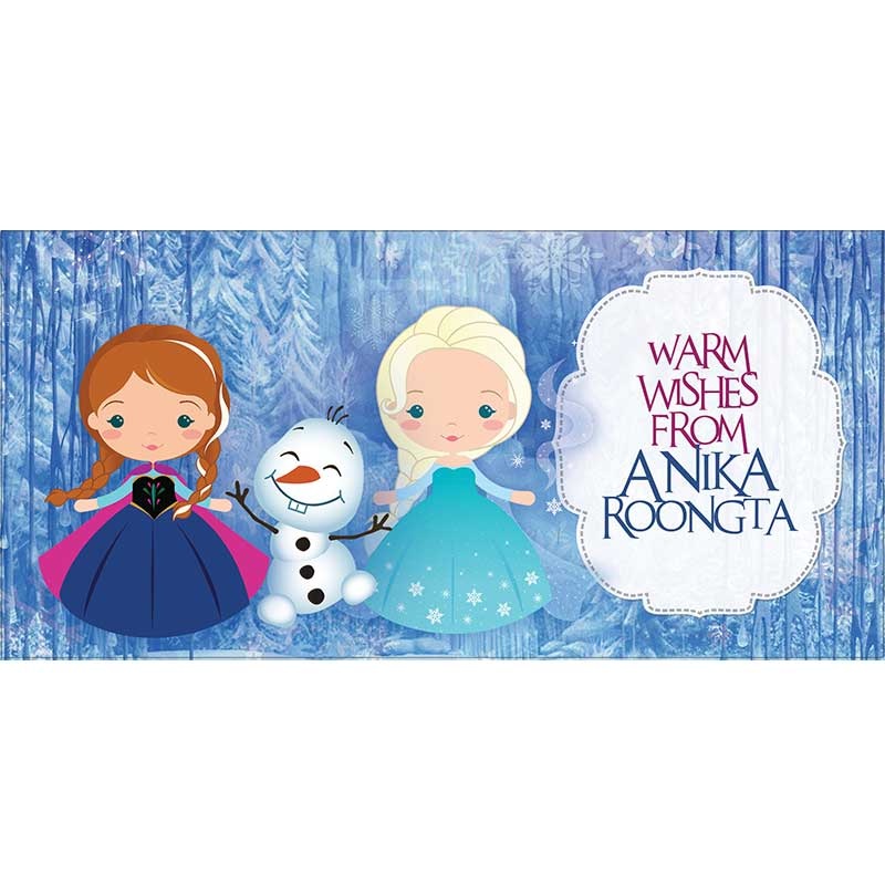 Personalised Envelopes – Frozen, Set of 25