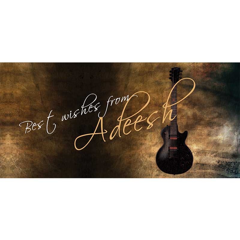 Personalised Envelopes – Guitar, Set of 25