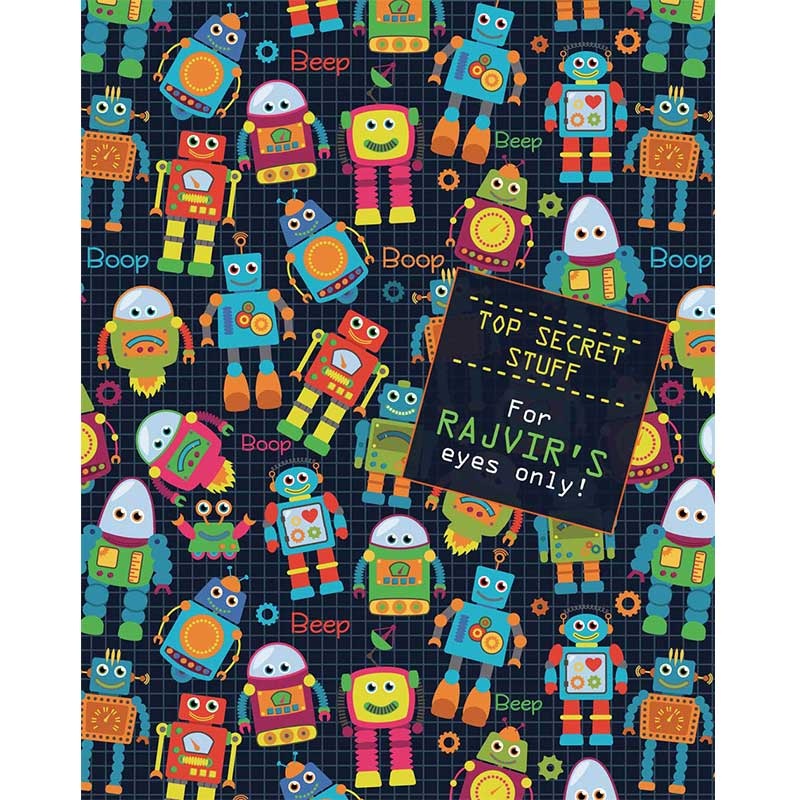 Personalised Folder – Robots
