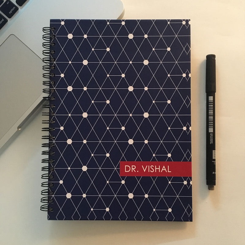 Personalised Forever Reusable Notebook – Blue