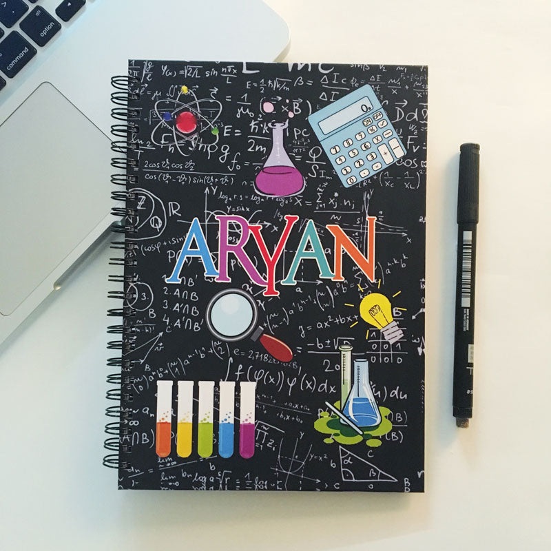 Personalised Forever Reusable Notebook – Crazy Scientist
