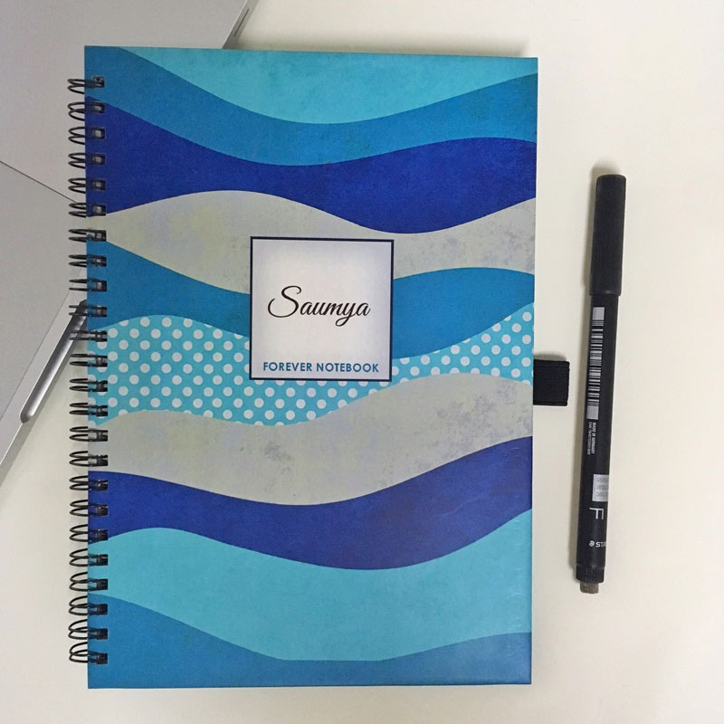 Personalised Forever Reusable Notebook – Ocean