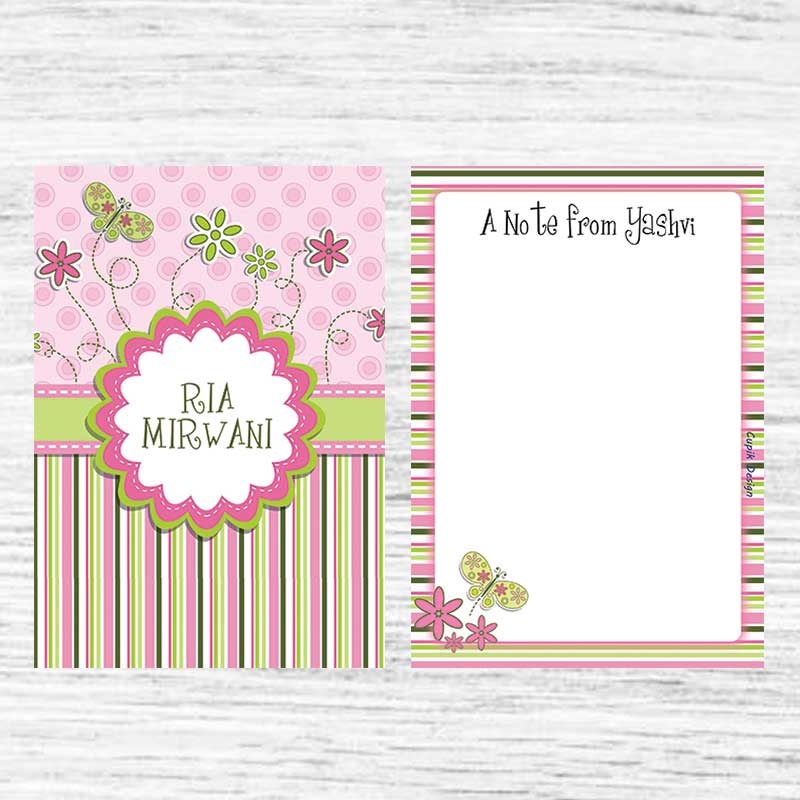 Personalised Letter Pads –  Floral, Pack of 50 Sheets