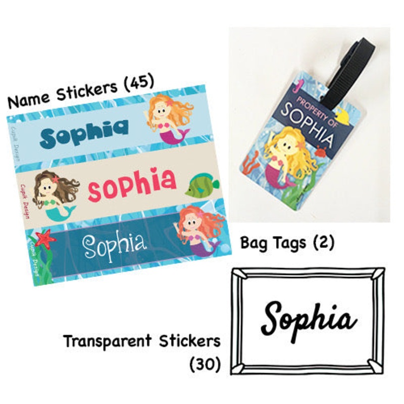 Personalised Mini Back To School Hamper – Mermaid