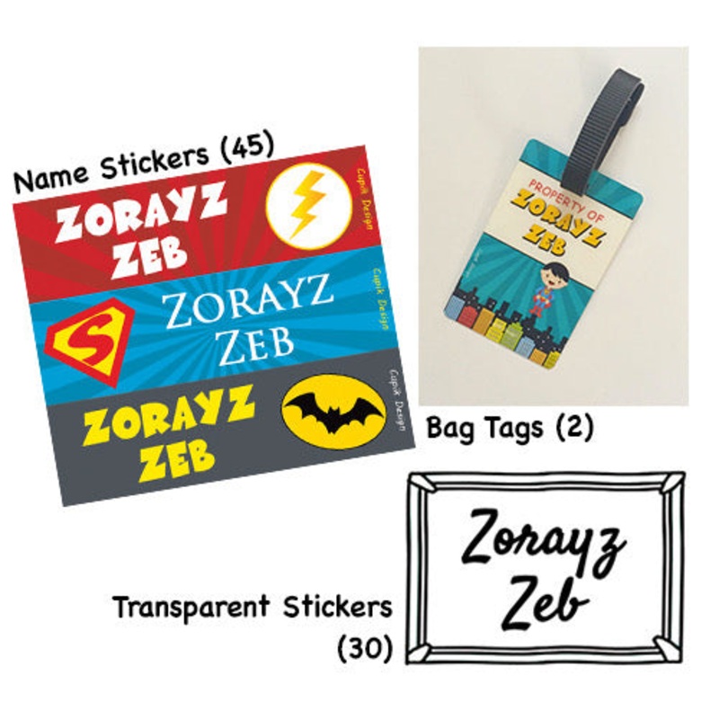 Personalised Mini Back To School Hamper – Superboy