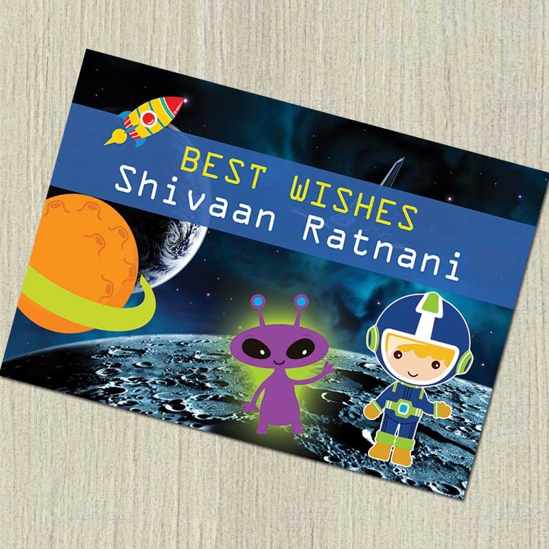 Personalised Notecards –  Astronauts, Set of 20