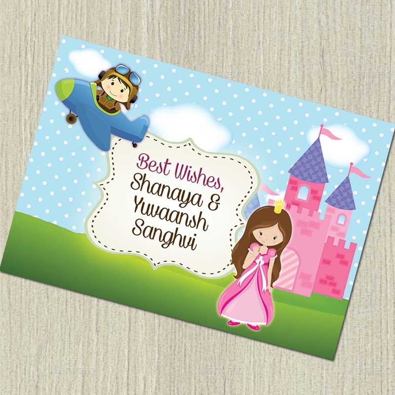 Personalised Notecards – Fairytale, Set of 20