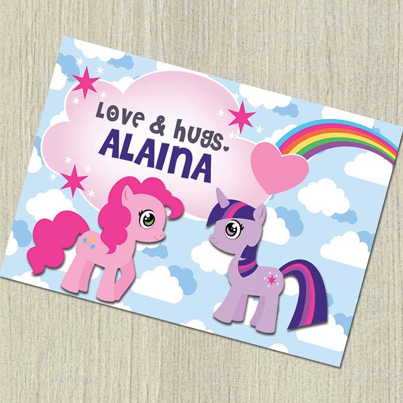 Personalised Notecards – Pony, Set of 20