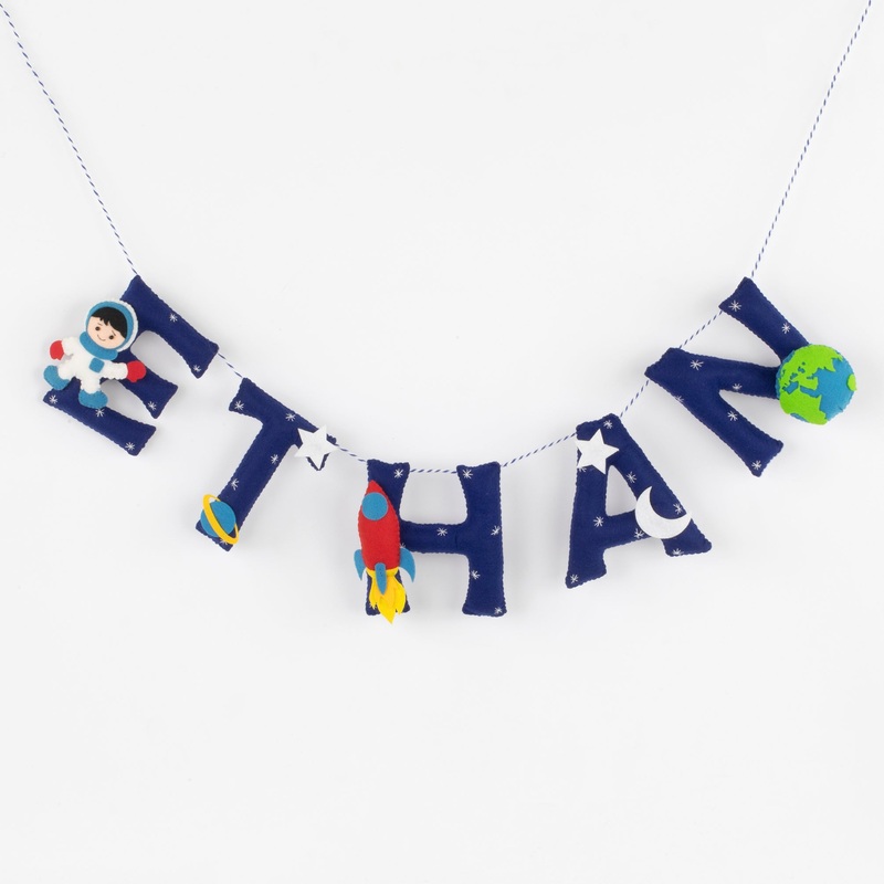 Personalised Space Name Bunting/Garland