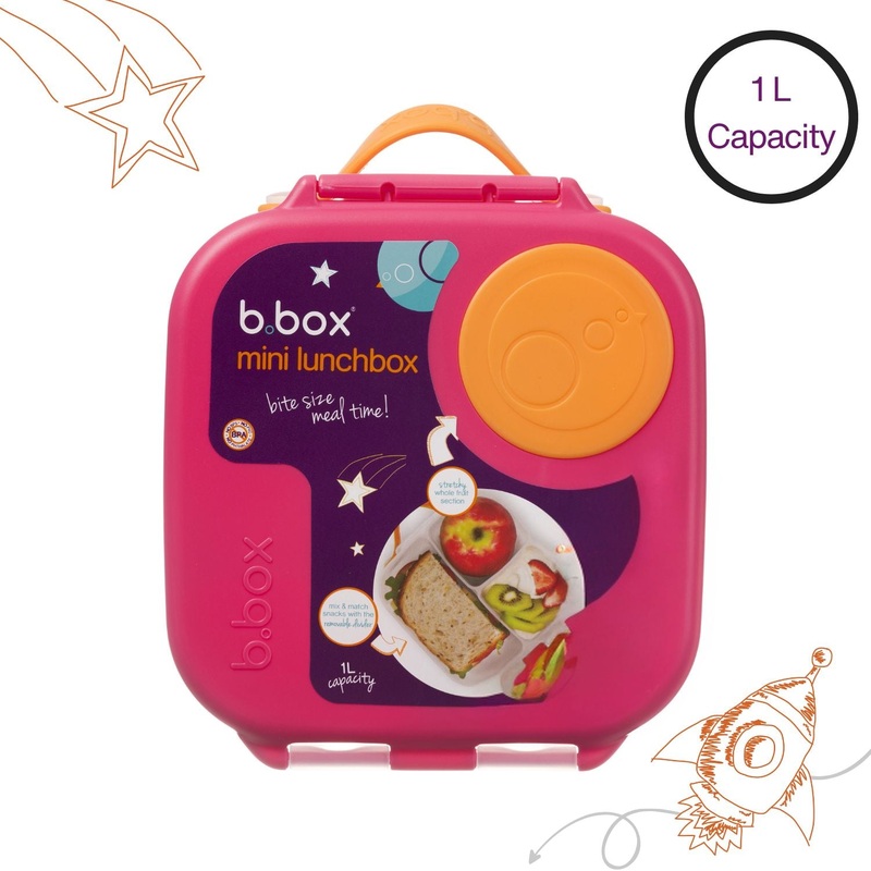 B.Box Mini Lunch Box Strawberry Shake Pink Orange