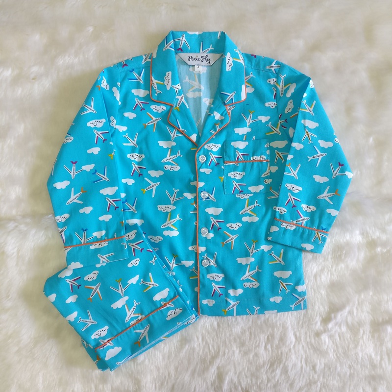 Kid’s Pyjama Set – Airplanes