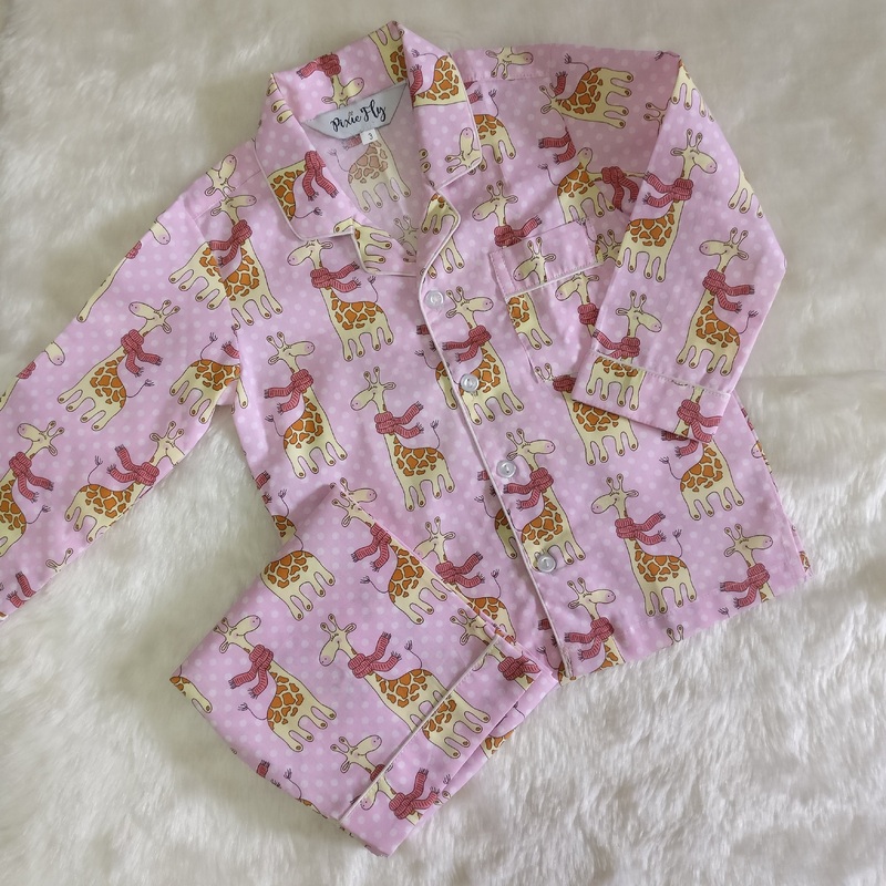 Kid’s Pyjama Set – Giraffes