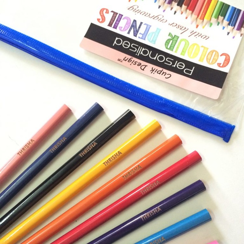 Personalised Colour Pencils – Pack of 12