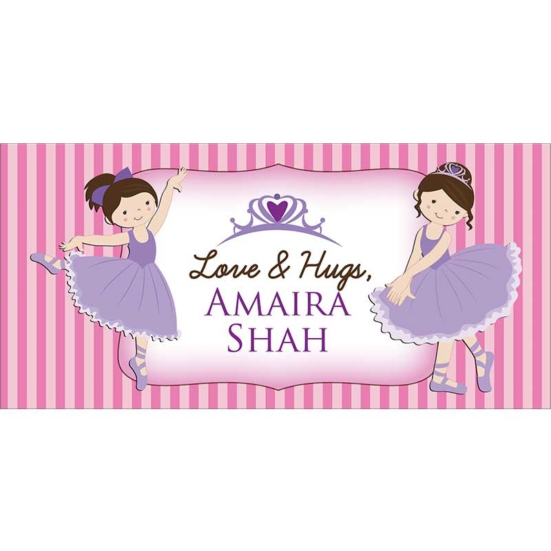 Personalised Envelopes – Ballerina, Set of 25