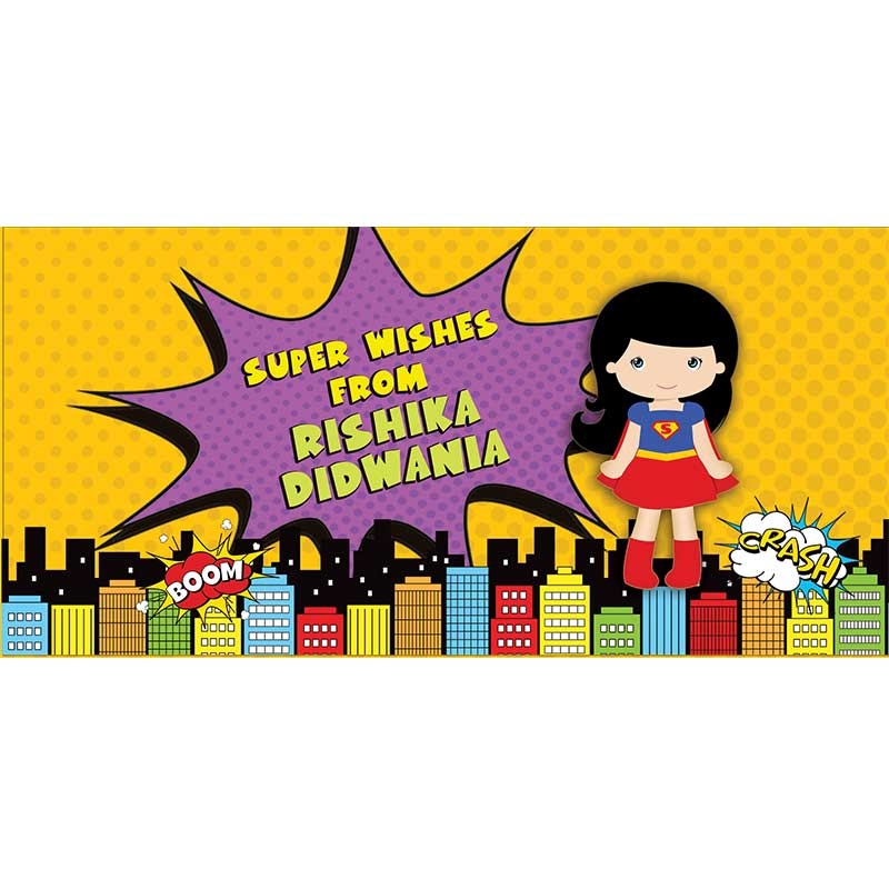 Personalised Envelopes – Supergirl, Set of 25