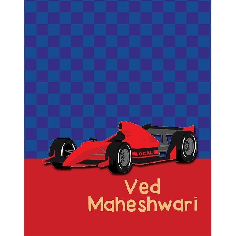 Personalised Folder – Racecar