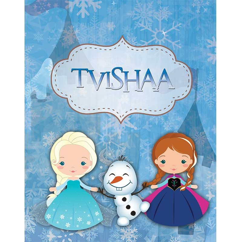Personalised Folder – Snowflake