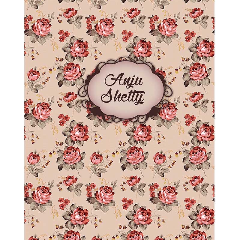 Personalised Folder – Vintage Rose