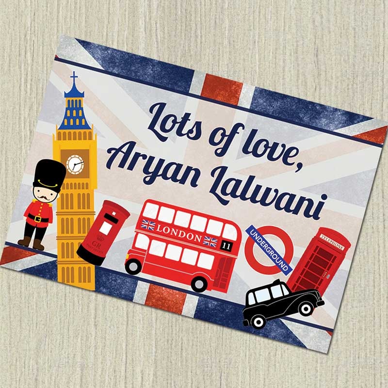 Personalised Notecards – London, Set of 20