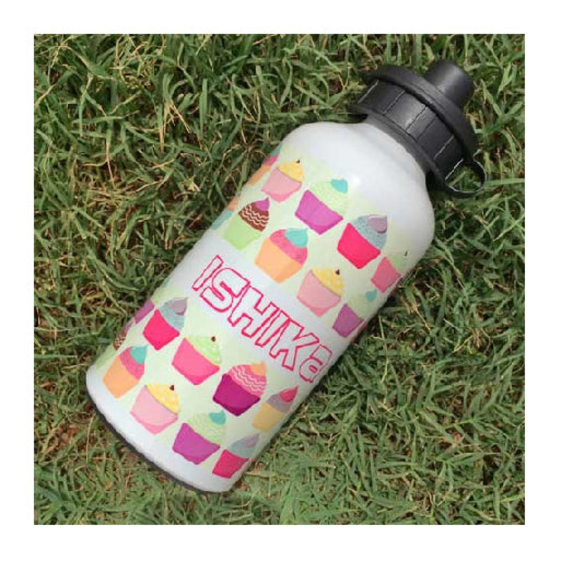 Personalised Water Bottle – Cupcake