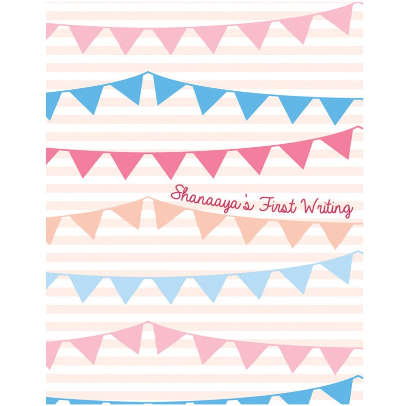 Personalised Writing Practice Books – Triangle Strings, Set of 2