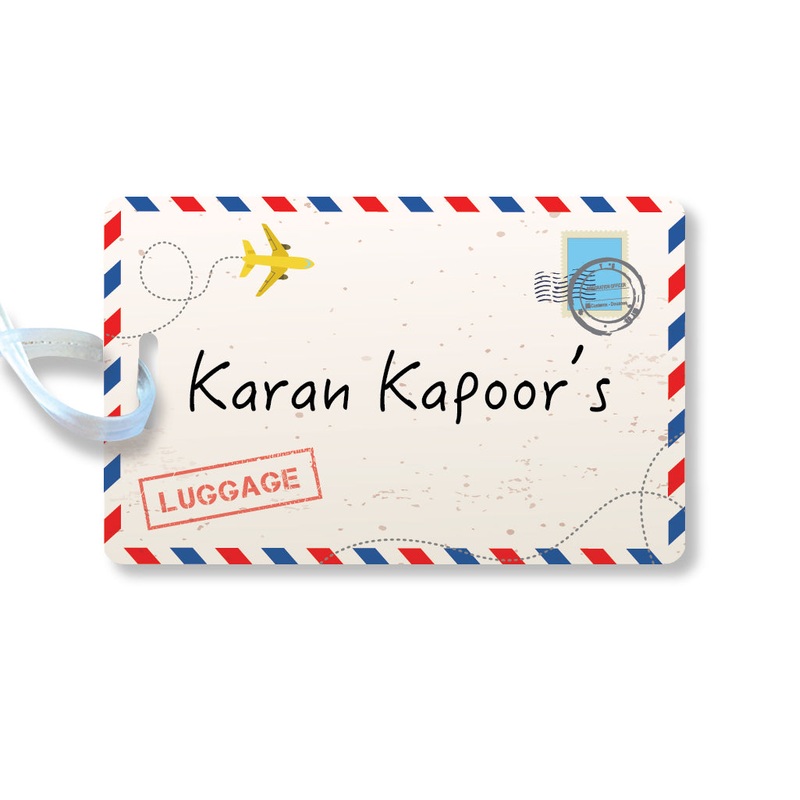 Luggage Tags – Air Mail, Set of 2