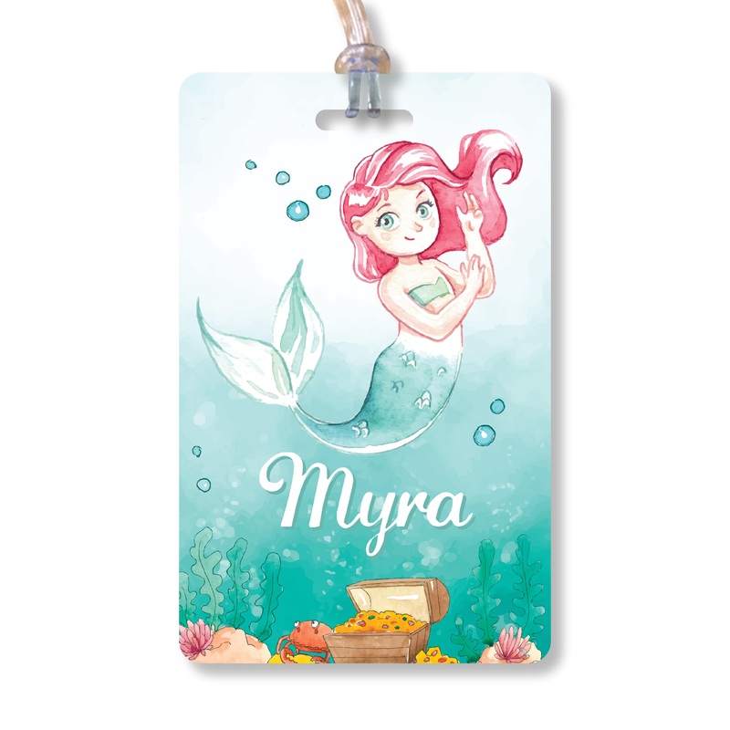 Luggage Tags – Mermaid, Set of 2