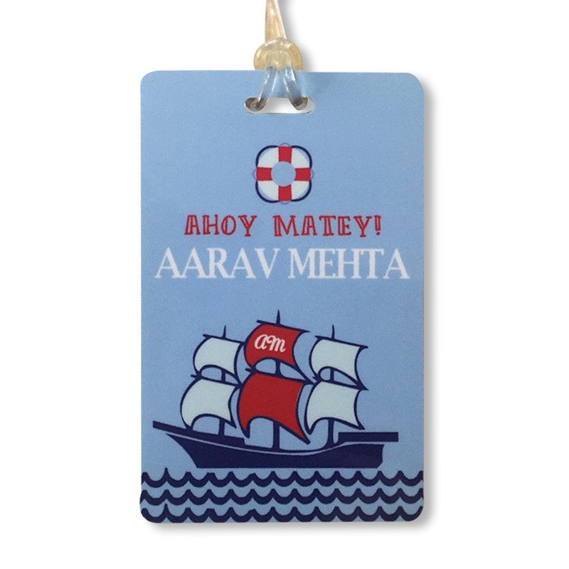 Luggage Tags – Nautical, Set of 2
