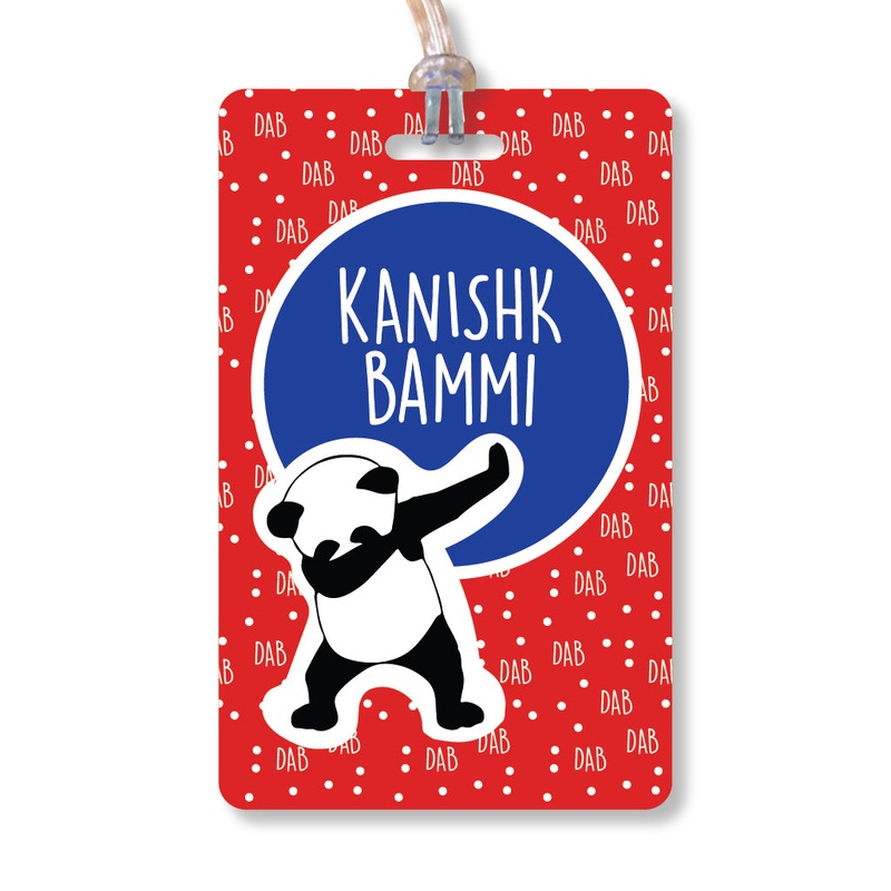 Luggage Tags – Panda DAB, Set of 2