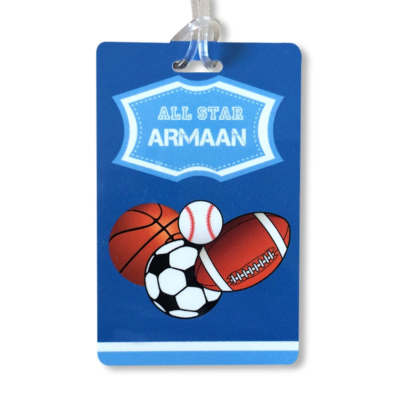 Luggage Tags – Sports Theme, Set of 2