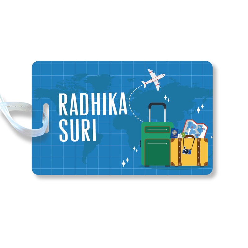 Luggage Tags – Travel The World, Set of 2