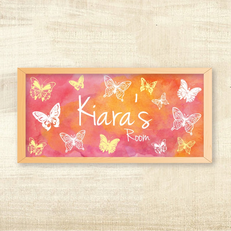 Name Frame – Butterfly