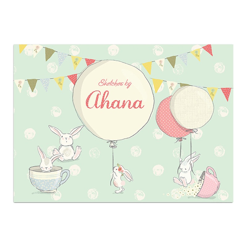 Personalised Sketch Book – Bunny
