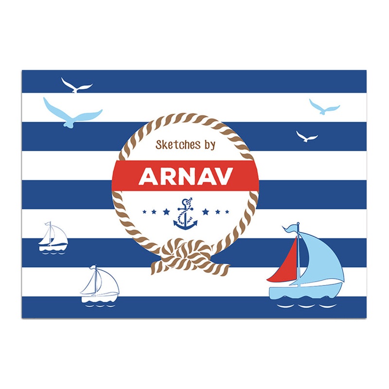 Personalised Sketch Book – Nautical
