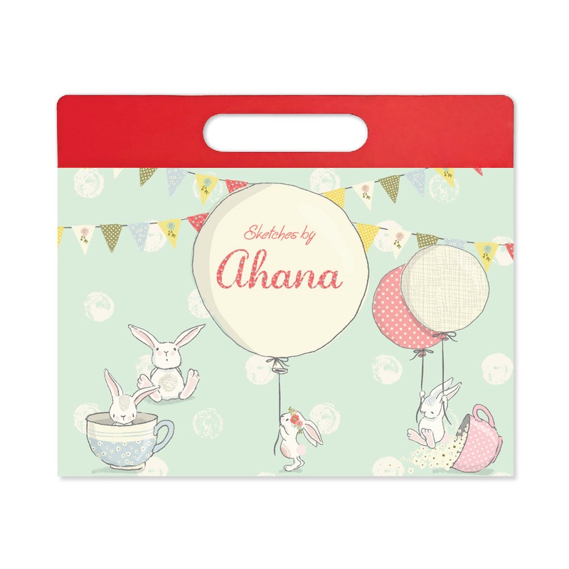 Personalised Travel Sketch Pad – Bunny
