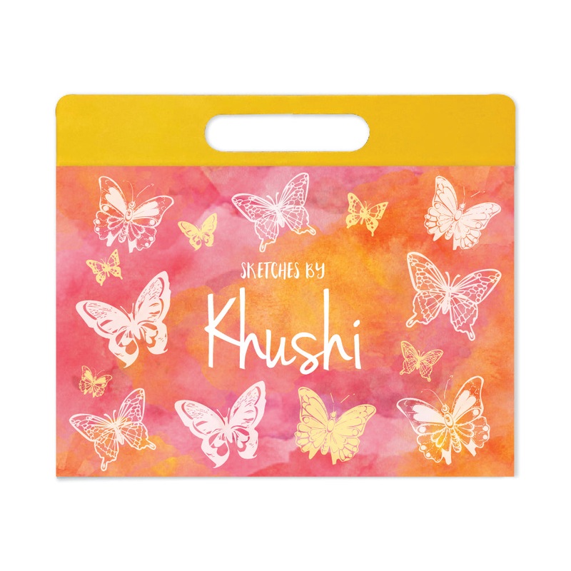 Personalised Travel Sketch Pad – Butterfly