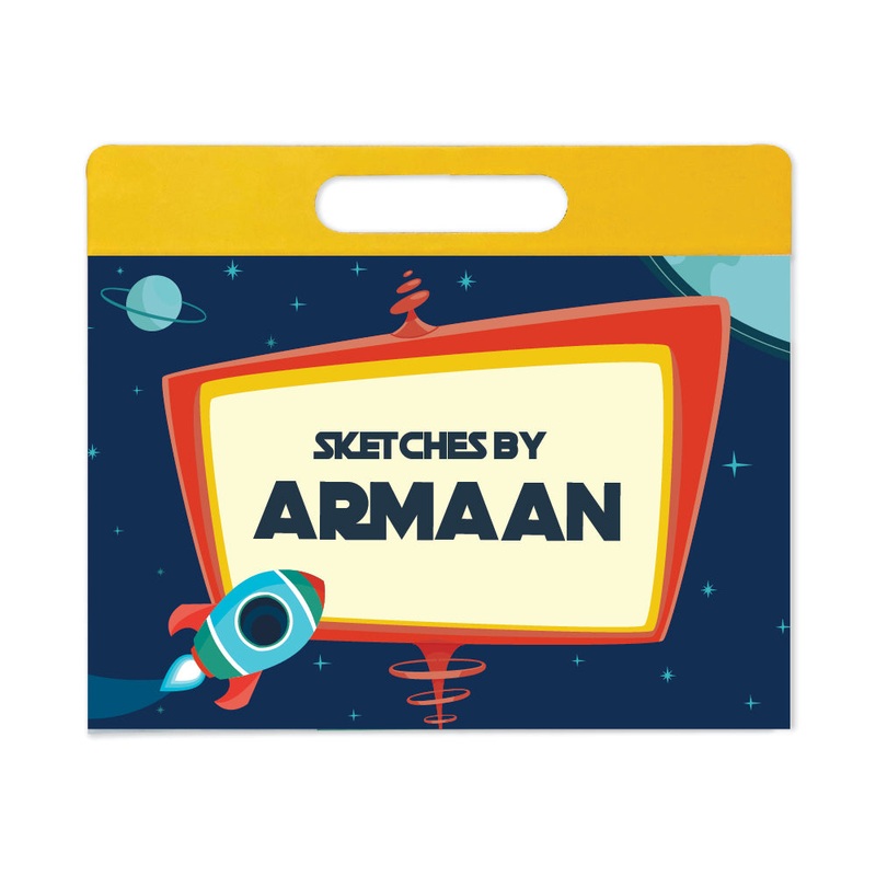 Personalised Travel Sketch Pad – Space