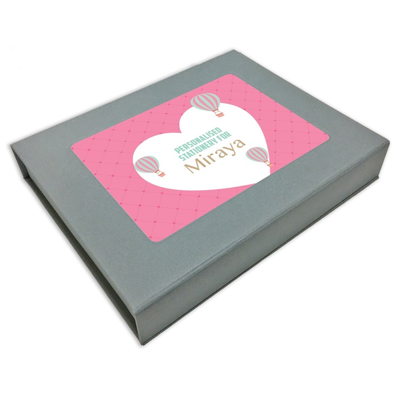 Personalized Stationery Gift Set – Parisian, Set of 24 or 48
