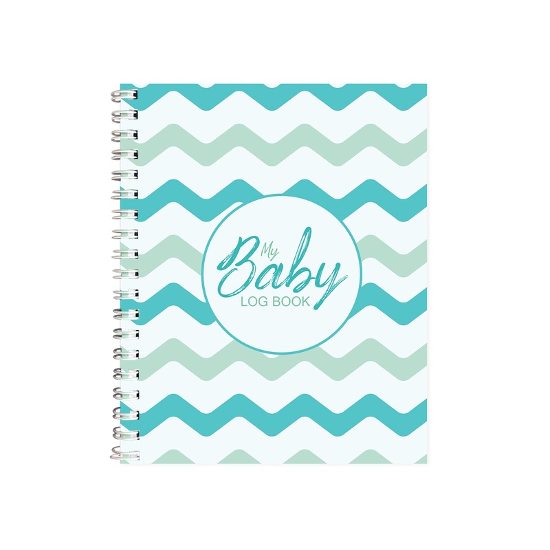 A Baby’s Daily Log Book – Chevron