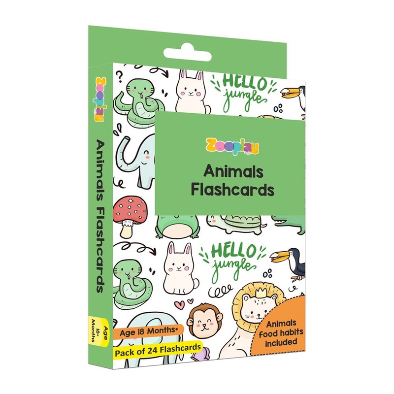 Animals Flash Cards – Pack of 24