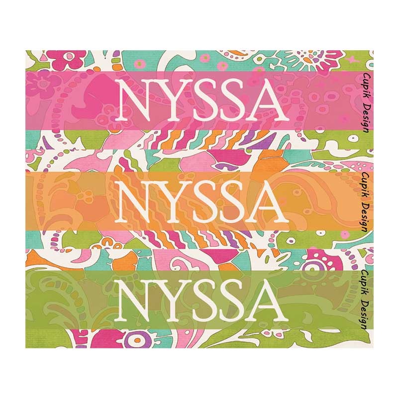 Personalised Citrus Waterproof Stickers – Rectangular