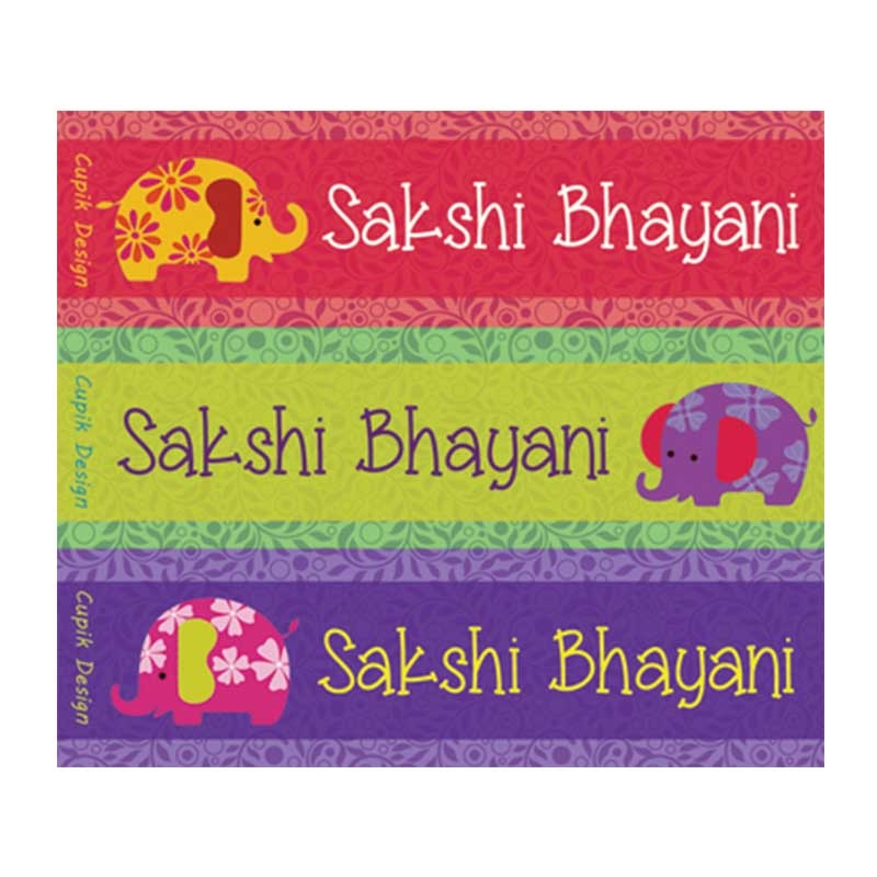 Personalised Ellie Waterproof Stickers – Rectangular