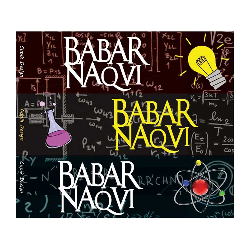Personalised Science Waterproof Stickers – Rectangular