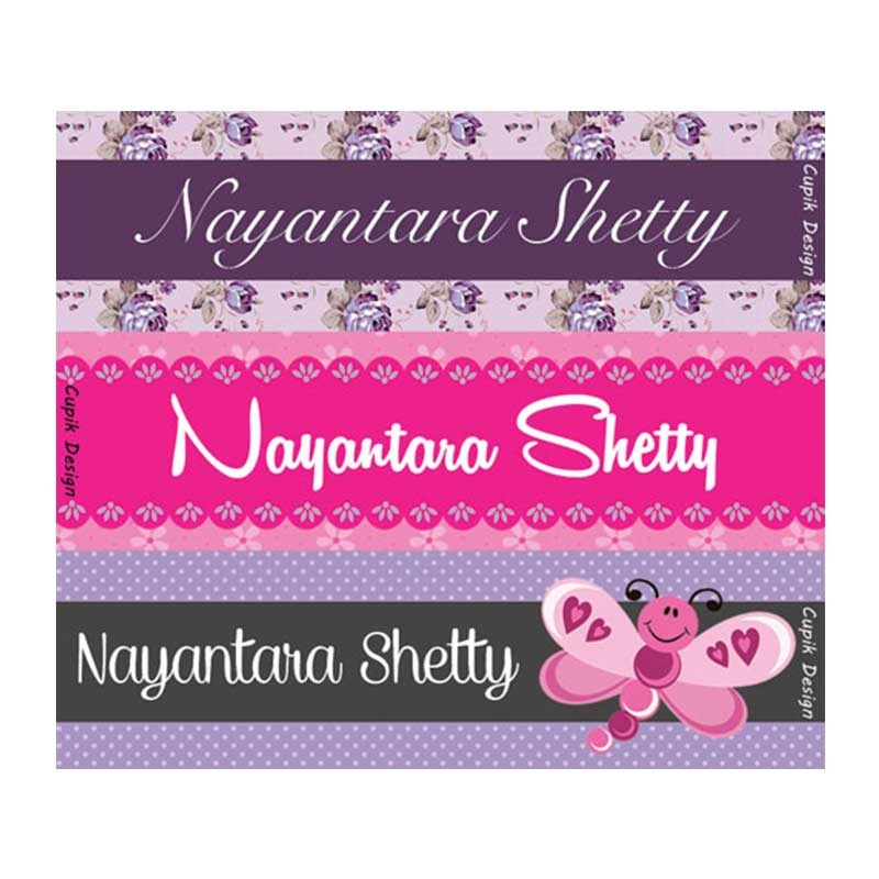 Personalised Vintage Waterproof Stickers – Rectangular